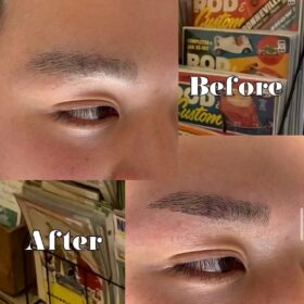 眉毛スタイリング